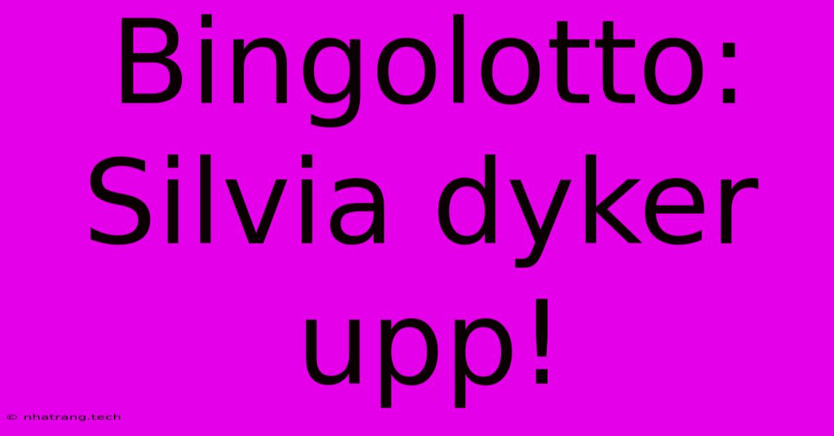 Bingolotto: Silvia Dyker Upp!