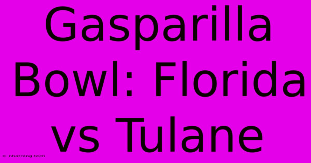 Gasparilla Bowl: Florida Vs Tulane Gasparilla Bowl: Florida Vs Tulane