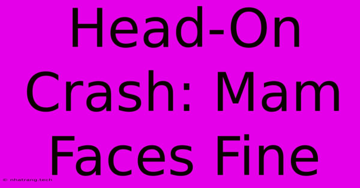 Head-On Crash: Mam Faces Fine Head-On Crash: Mam Faces Fine