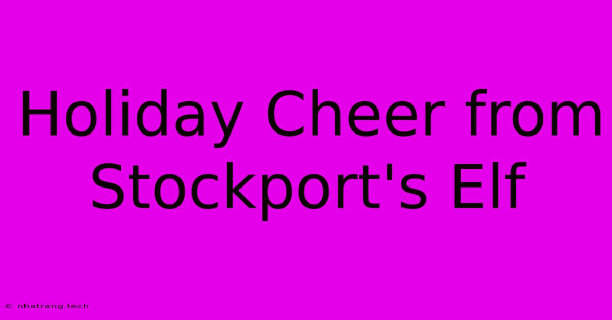 Holiday Cheer From Stockport's Elf