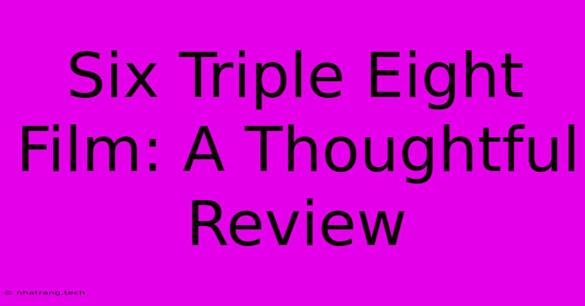 Six Triple Eight Film: A Thoughtful Review Six Triple Eight Film: A Thoughtful Review
